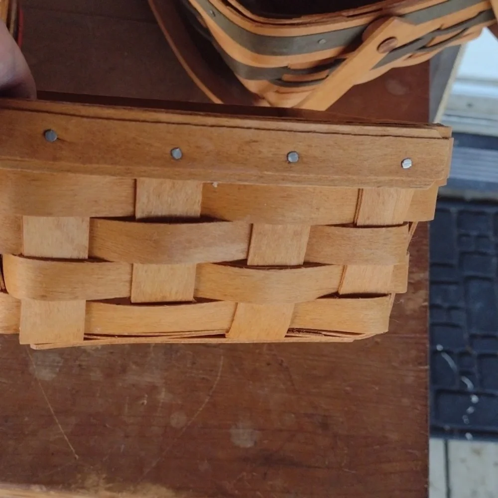 Set of Four Longaberger Woven Baskets